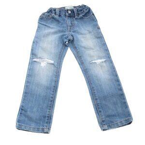 Place Est. 1989 Skinny Play Jeans Toddler Boys 4 Blue‎ Elastic Denim Adjustable